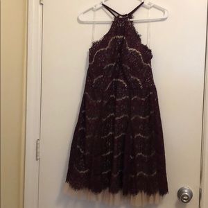 Burgundy Cocktail Dress